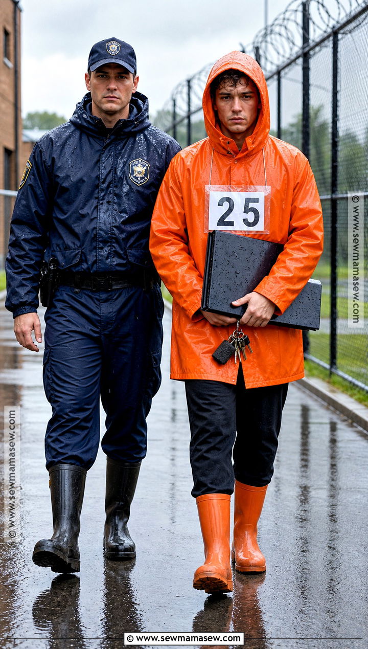Rainy Weather Police And Prisoner Costume - 35 police and prisoner costume ideas