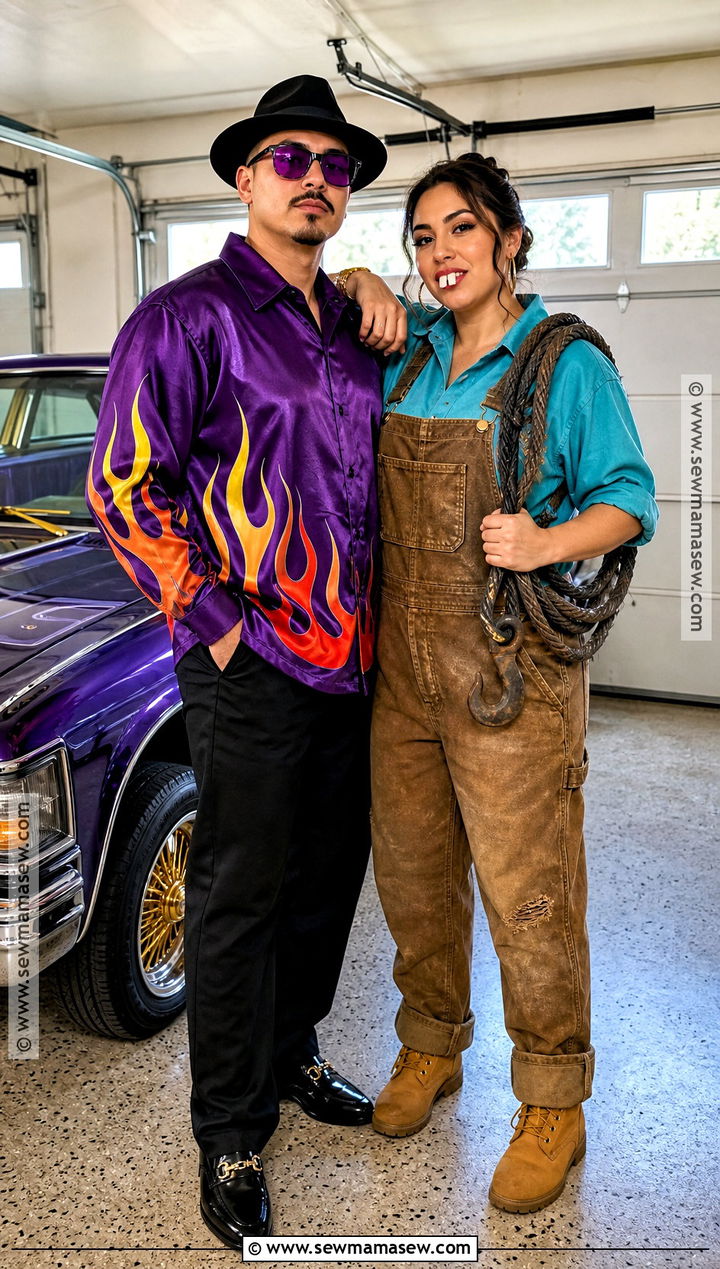 Ramone And Mater Couple Costume - 30 cars couple costume ideas