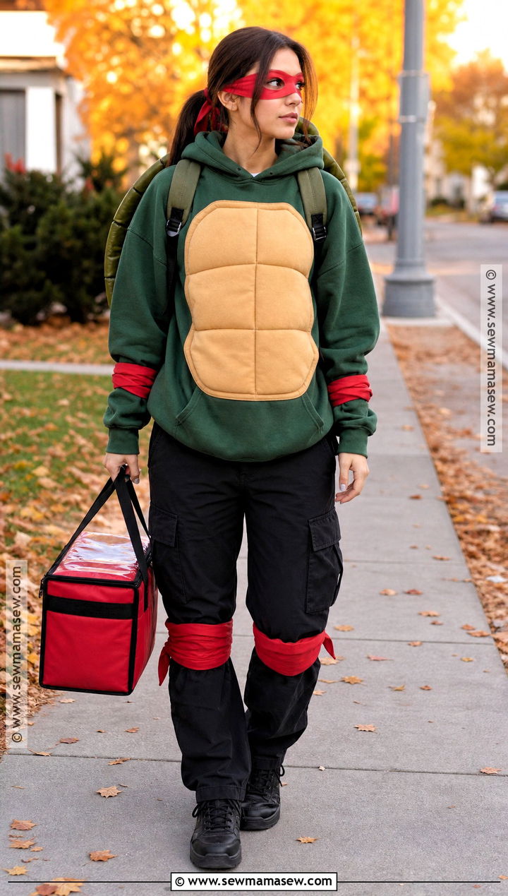 Raphael Hoodie Ninja Turtle Costume - 30 Ninja Turtle Costume Ideas for Women