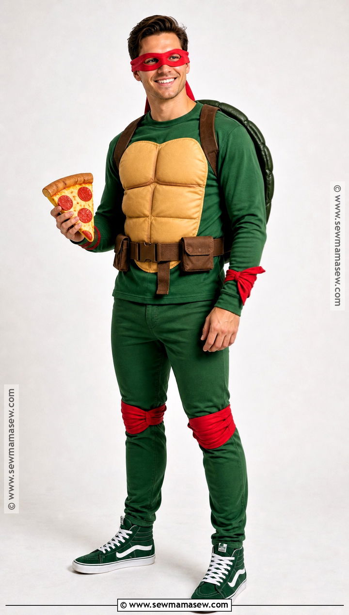 Raphael Ninja Turtle Costume - 30 ninja turtle halloween costume ideas