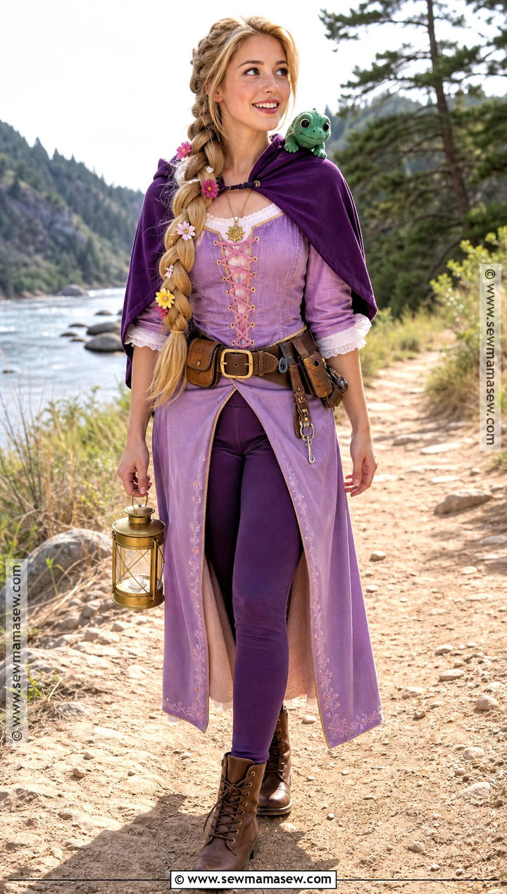 Rapunzel Adventure Costume With Boots - 40 repunzle costume idea