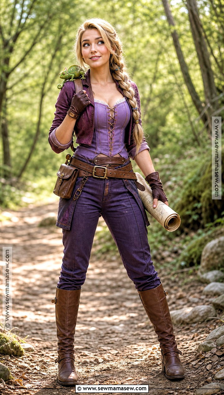 Rapunzel Adventure Costume With Pants - 35 tangled costume ideas
