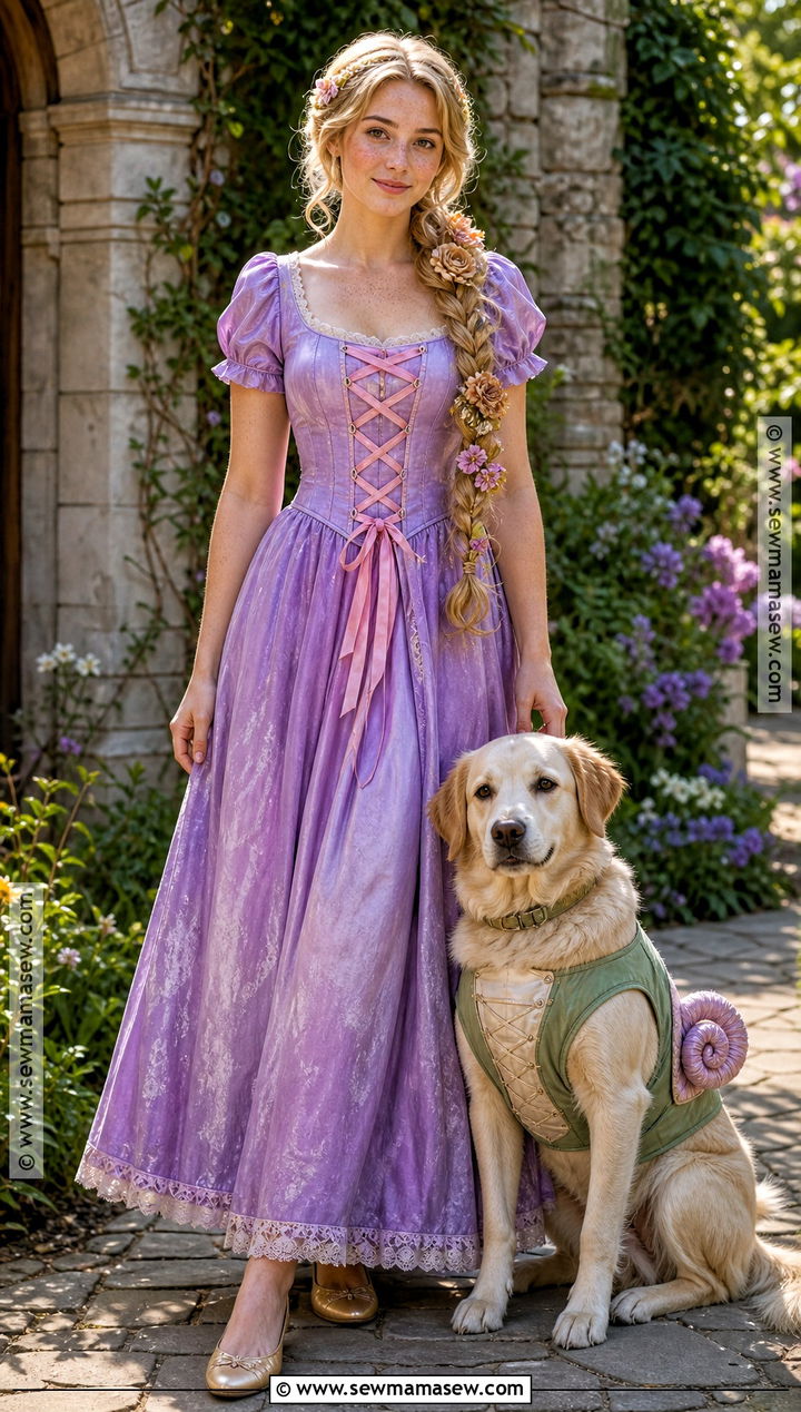 Rapunzel And Chameleon Pet Costume - 35 rapunzel costume ideas