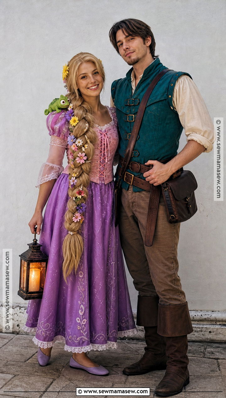 Rapunzel And Flynn Couple Costume - 40 repunzle costume idea