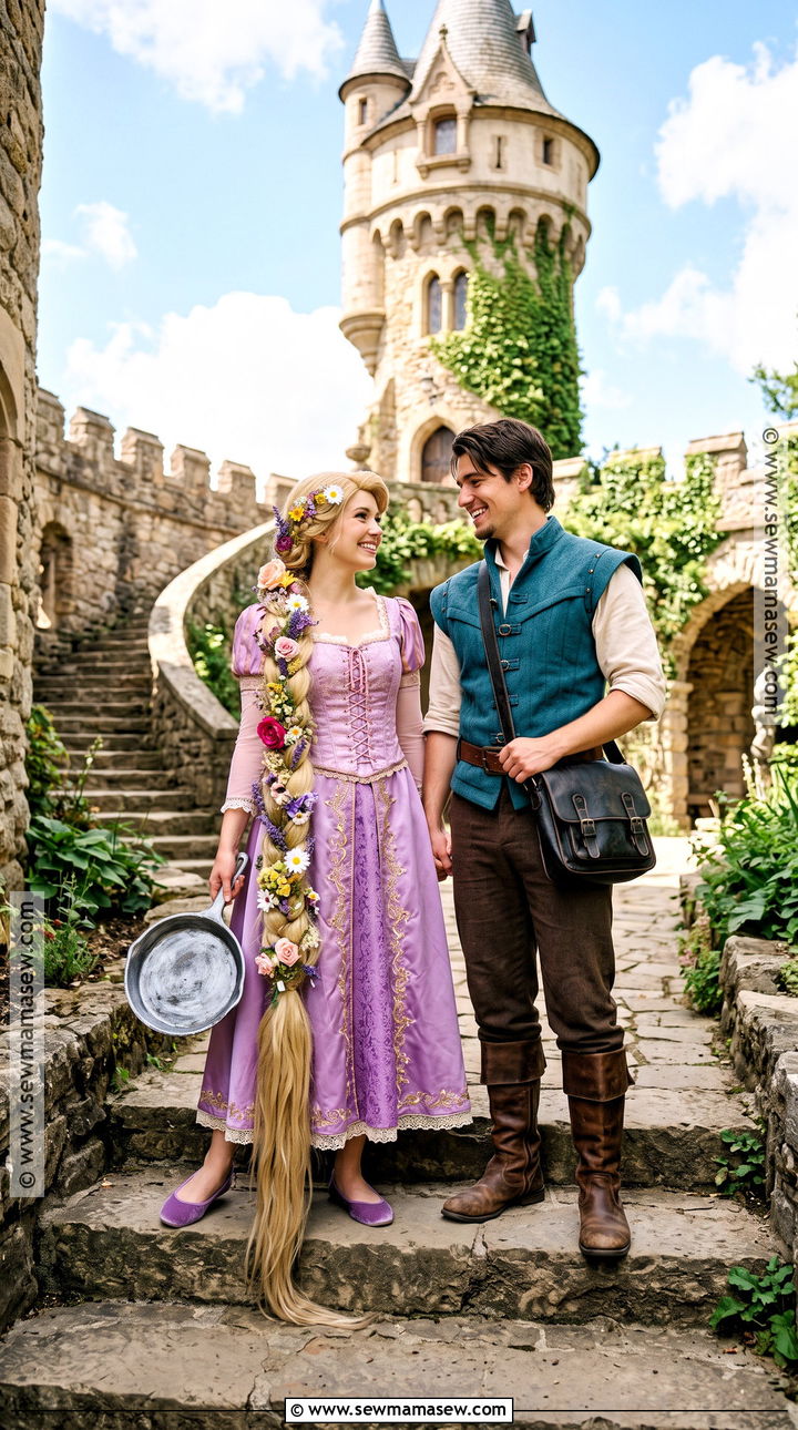 Rapunzel And Flynn Rider Costume - 30 disney duo costumes