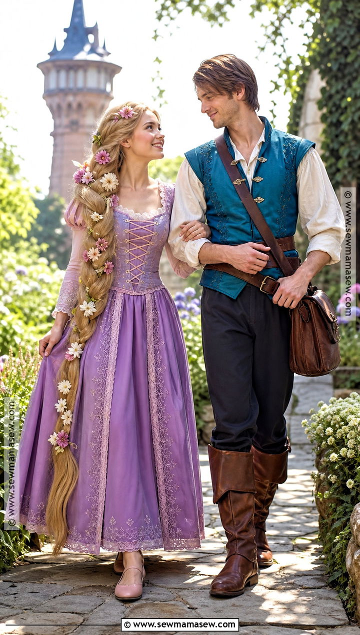 Rapunzel And Flynn Rider Costume - 50 couples halloween costume ideas