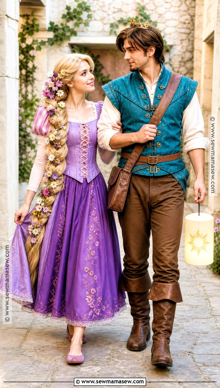 Rapunzel And Flynn Rider Costume - 30 cute halloween costumes duo