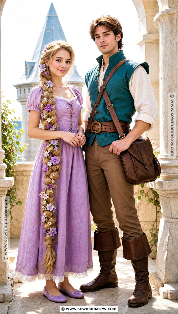 Rapunzel And Flynn Rider Couple Costume - 50 couples costume ideas