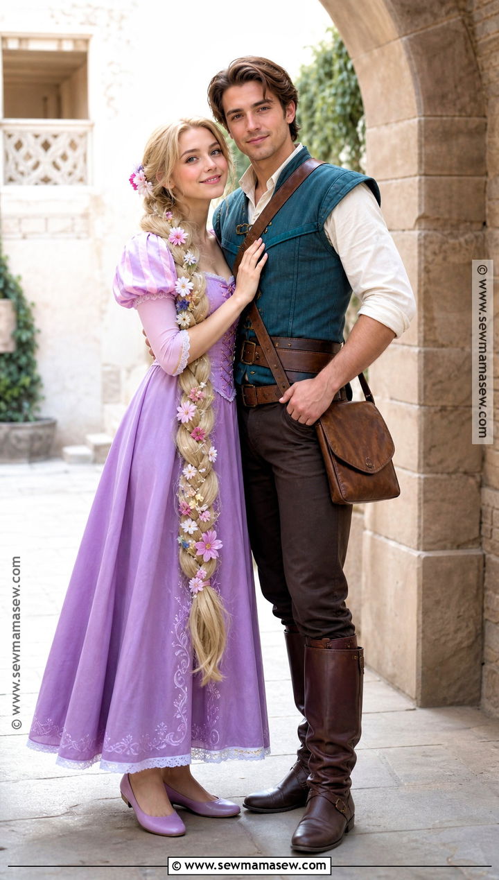 Rapunzel And Flynn Rider Couple Costume - 35 cute couple costumes for halloween