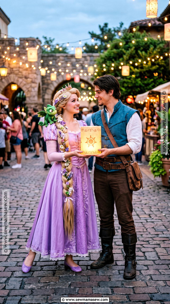 Rapunzel And Flynn Rider Couple Costume - 35 tangled costume ideas