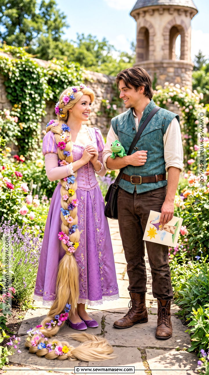 Rapunzel And Flynn Rider Couple Costume - 40 couple costume ideas