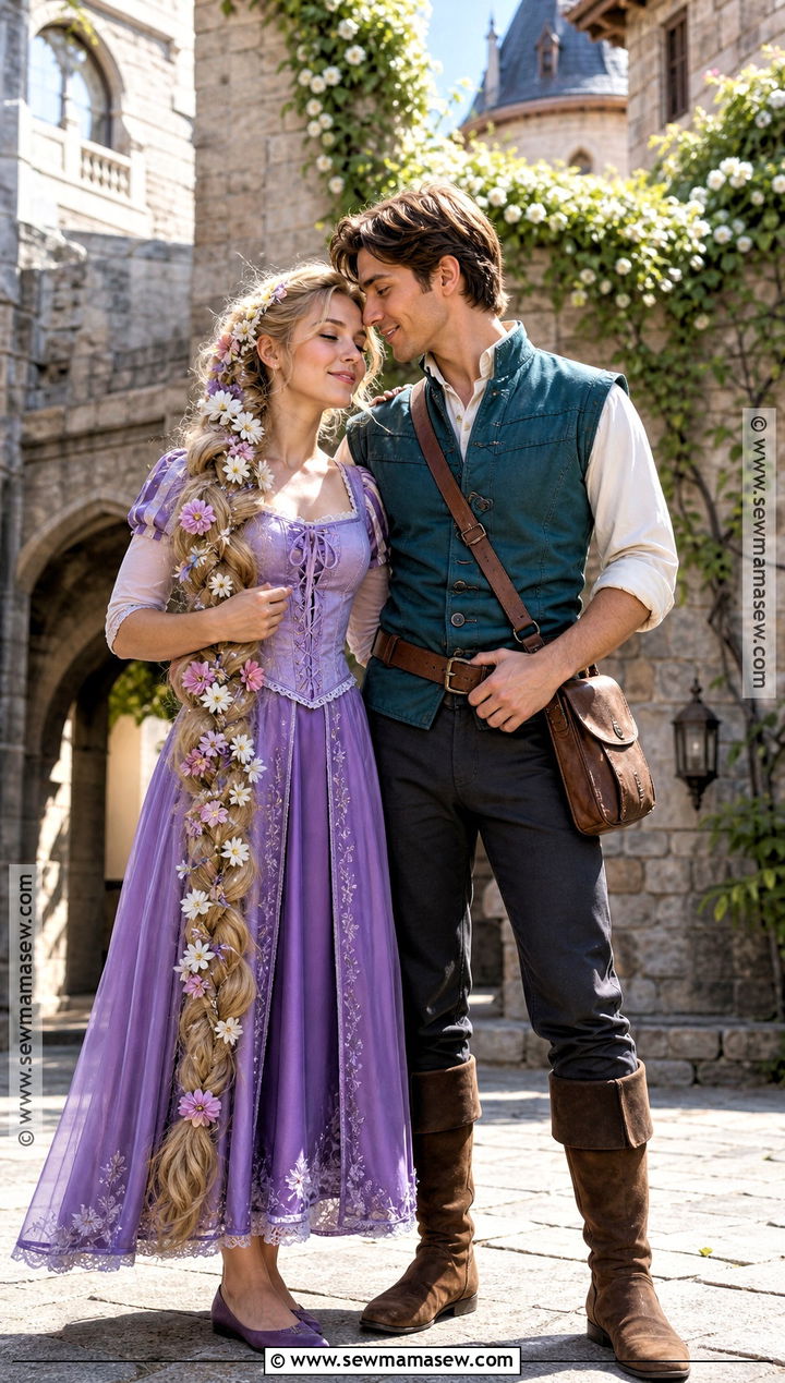 Rapunzel And Flynn Rider Couple Costume - 45 halloween costumes for couples