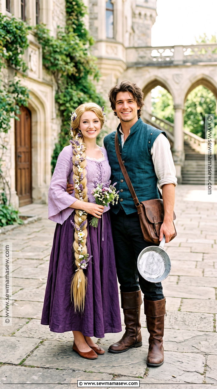Rapunzel And Flynn Rider Couple Costume - 30 couple costumes cute