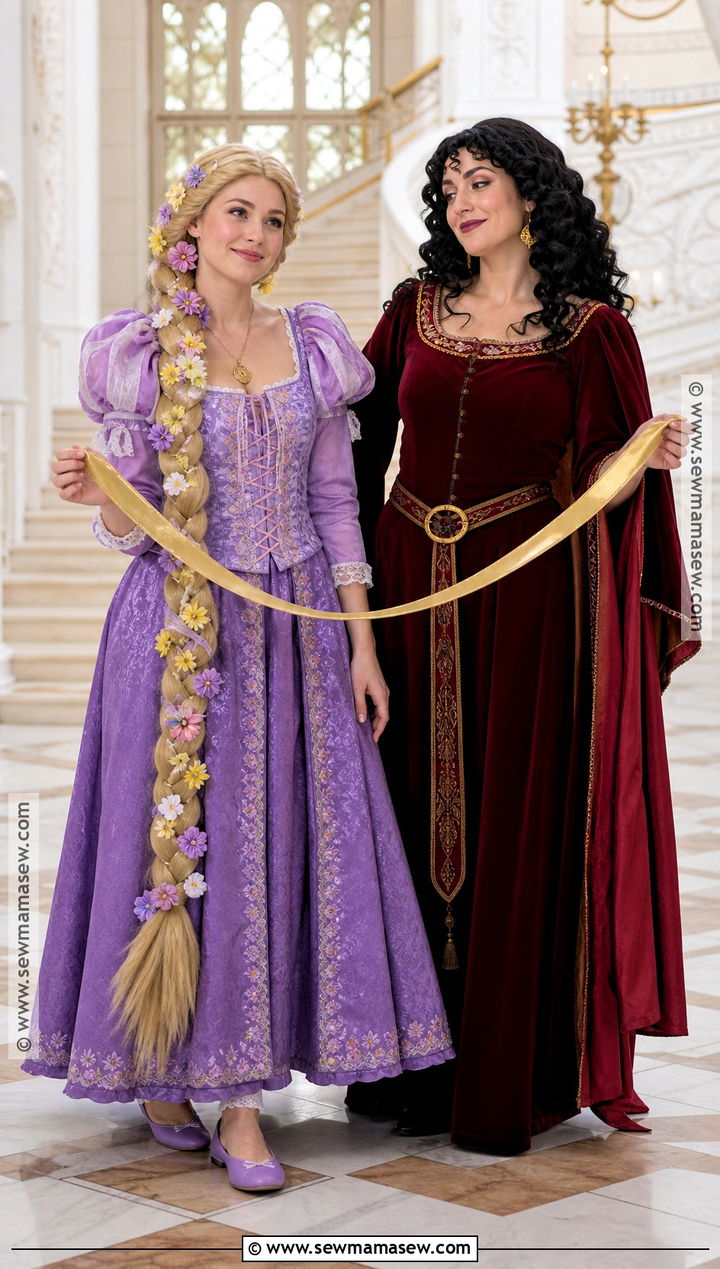 Rapunzel And Mother Gothel Duo Costume - 35 tangled costume ideas
