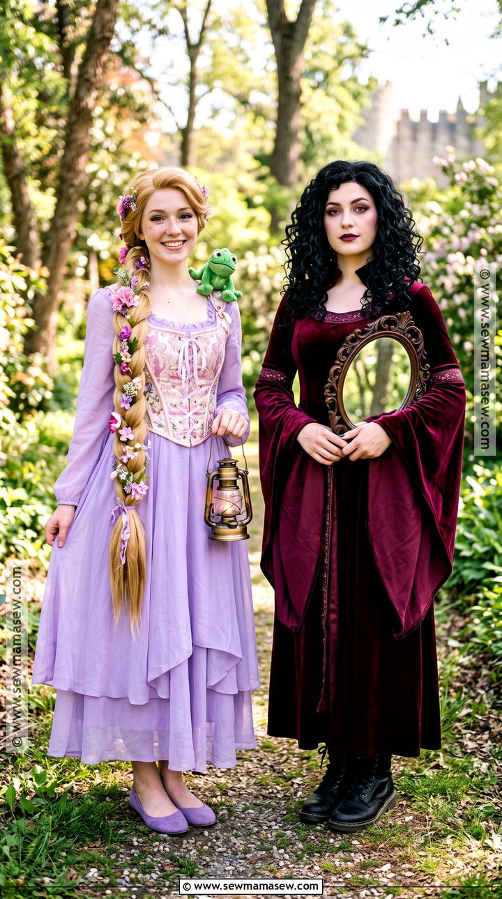 Rapunzel And Mother Gothel Duo Costume - 40 repunzle costume idea