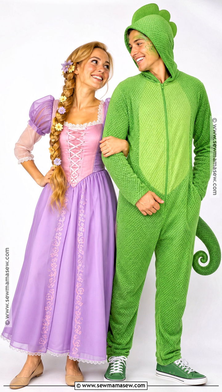 Rapunzel And Pascal Duo Costume - 30 tangled rapunzel costume ideas