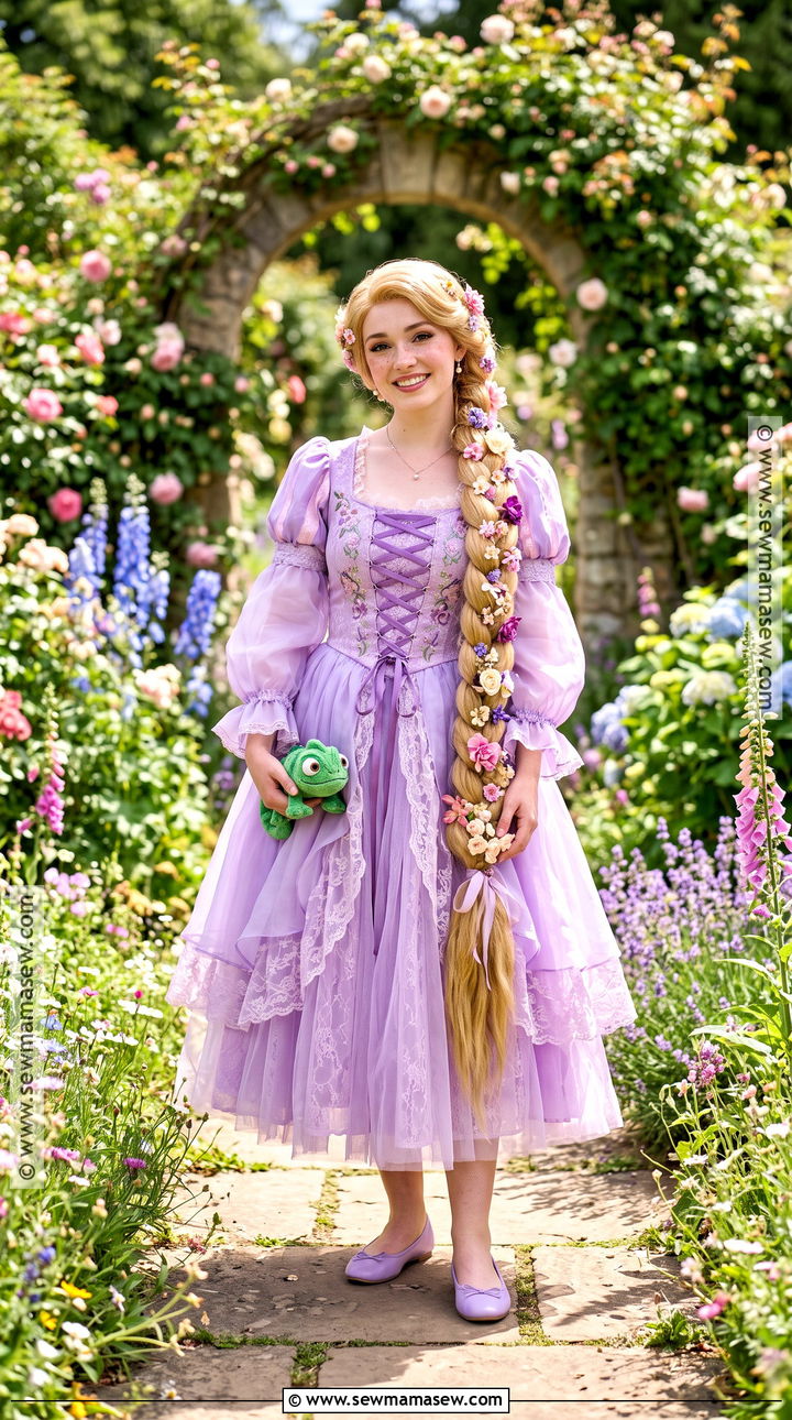 Rapunzel Costume - 35 blonde hair halloween costumes ideas