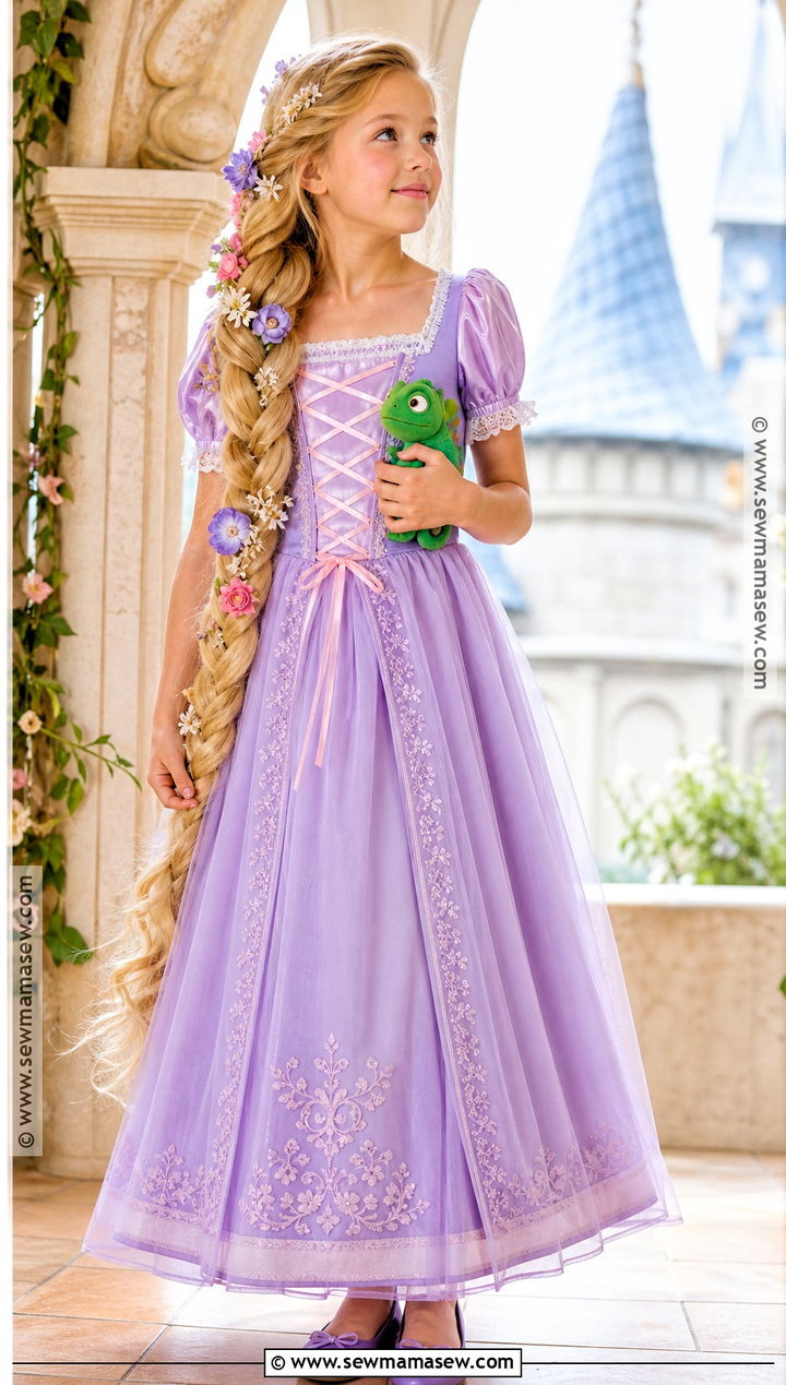 Rapunzel Costume For Girls - 45 girl halloween costumes