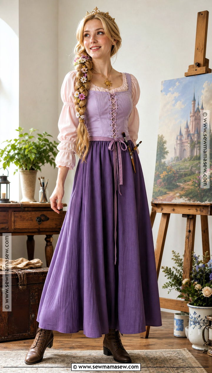Rapunzel Costume With Corset And Maxi Skirt - 30 Rapunzel Costume Ideas for Women