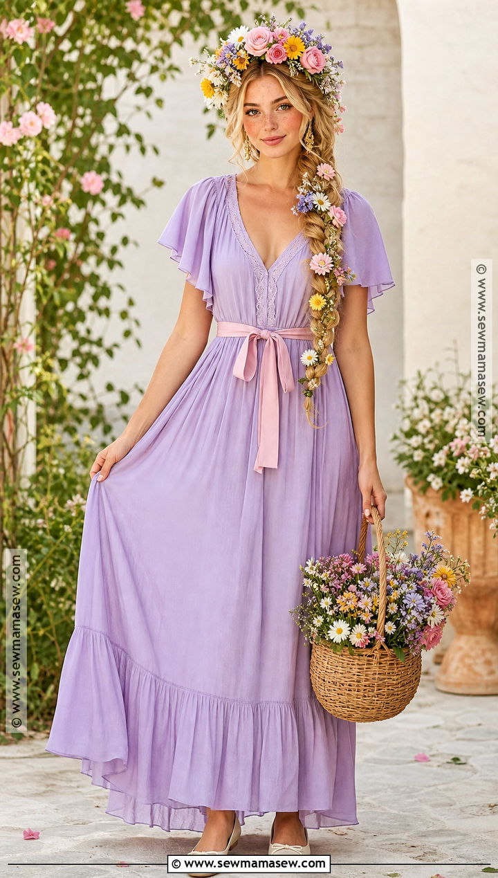 Rapunzel Costume With Flower Crown - 30 Rapunzel Costume Ideas for Women