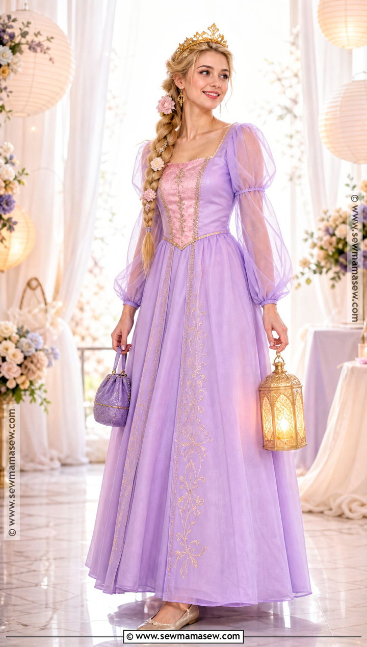 Rapunzel Costume With Lantern Accessories - 30 Rapunzel Costume Ideas for Women