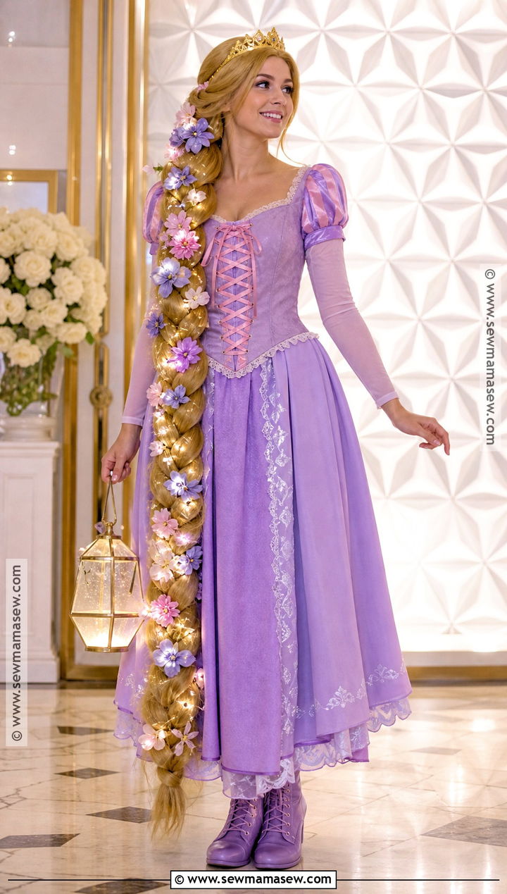 Rapunzel Costume With Light Up Braid - 30 Rapunzel Costume Ideas for Women