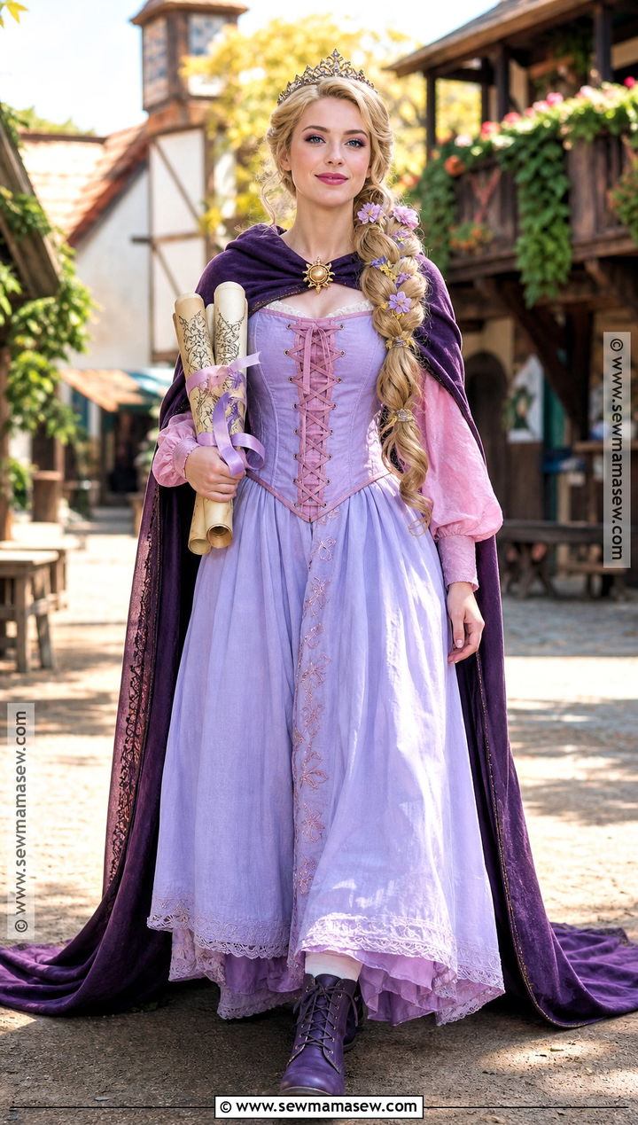 Rapunzel Costume With Purple Cape - 30 Rapunzel Costume Ideas for Women