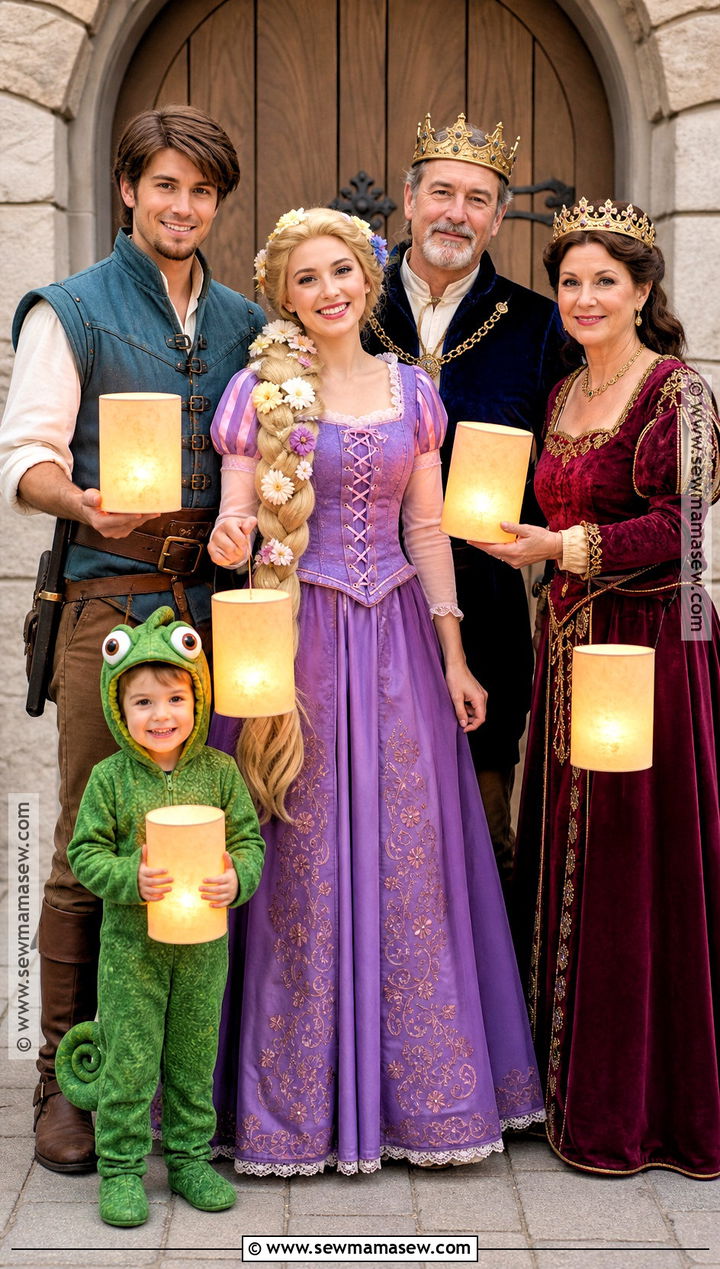 Rapunzel Family Costume - 40 repunzle costume idea