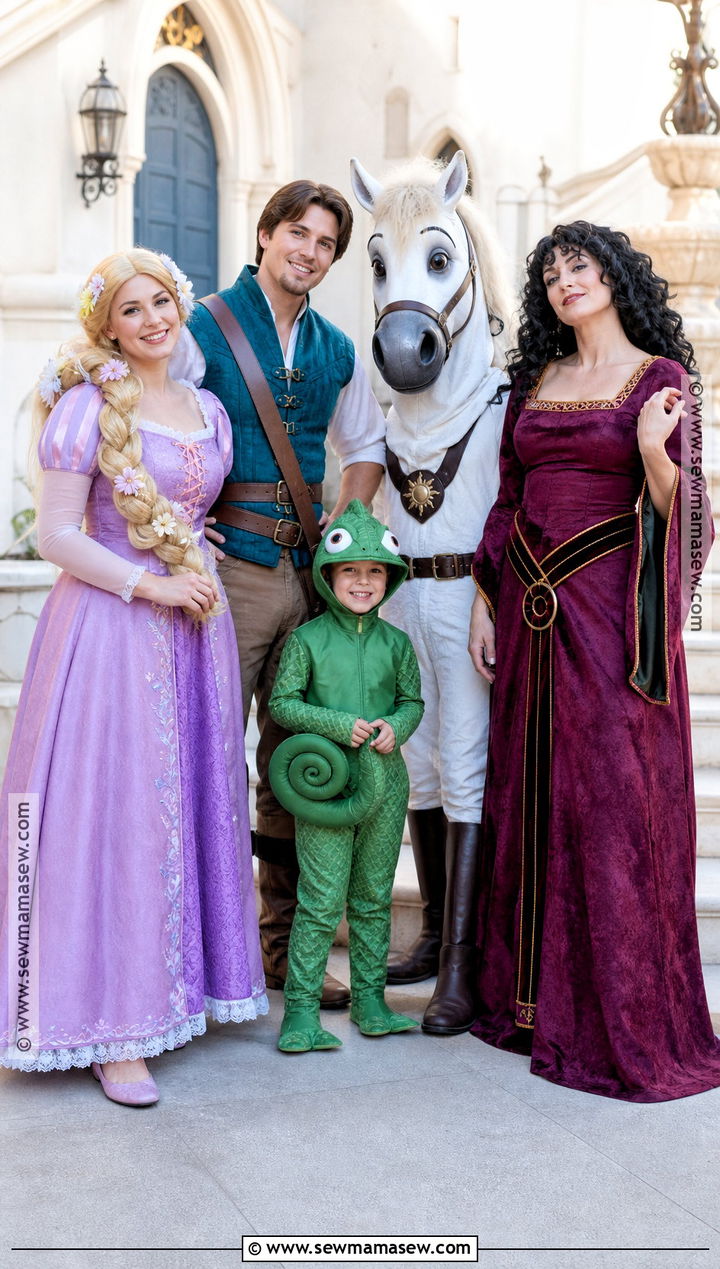 Rapunzel Family Group Costume - 30 tangled rapunzel costume ideas