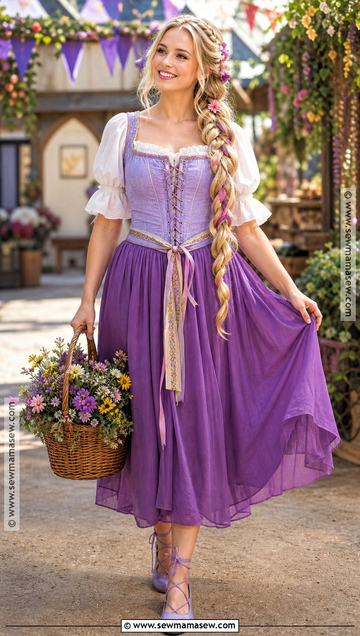 Rapunzel Festival Costume - 30 Disney Princess Costume Ideas