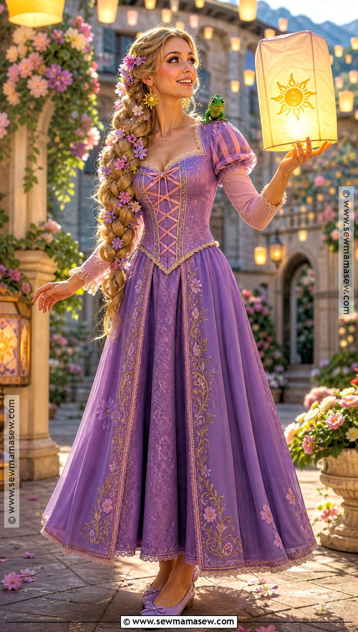 Rapunzel Lantern Festival Costume - 35 tangled costume ideas