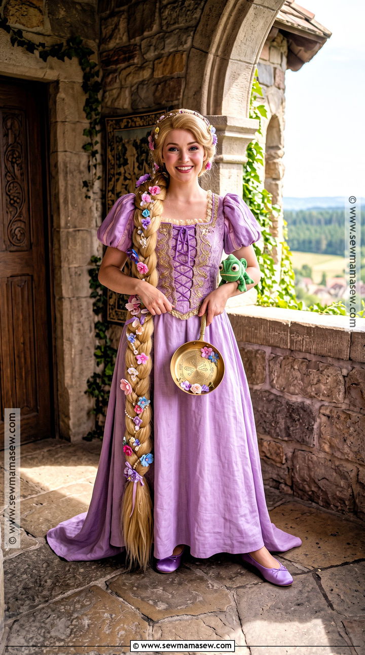 Rapunzel Princess Costume - 30 halloween blonde costume ideas