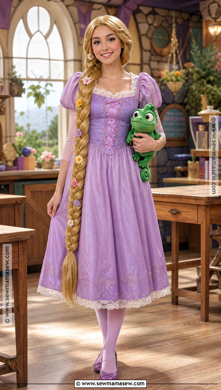 Rapunzel Princess Costume - 30 characters to dress up as for school ideas