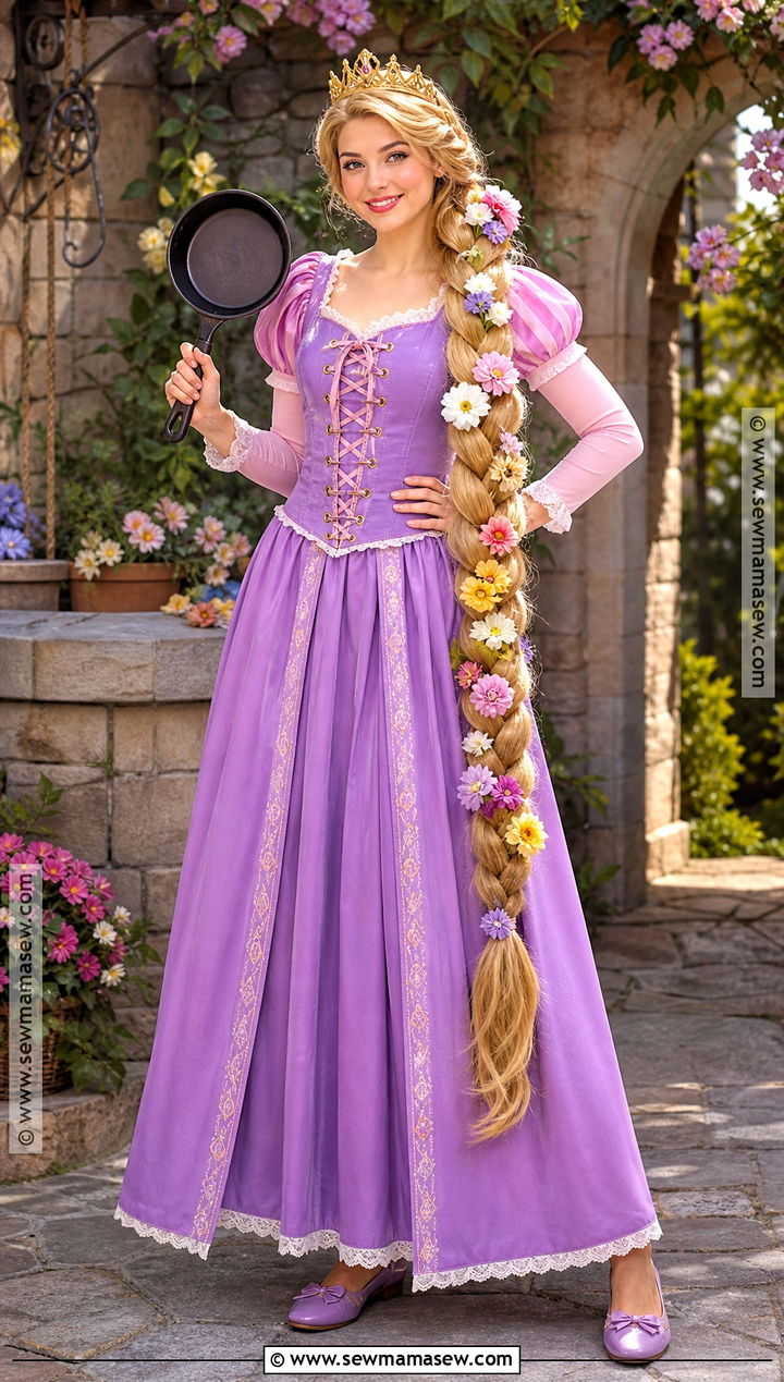 Rapunzel Purple Corset Costume - 30 purple corset halloween costumes