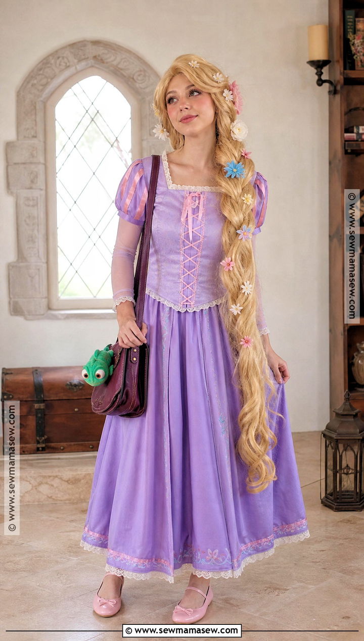 Rapunzel Purple Dress Costume - 45 disney princess costumes