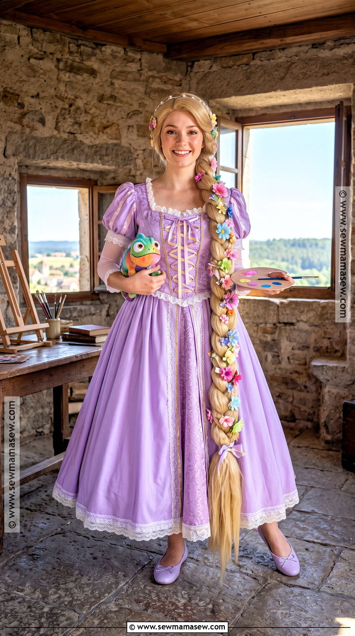 Rapunzel Purple Princess Cosplay - 35 Princess Cosplay Ideas
