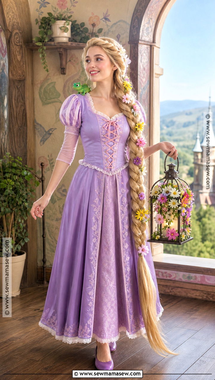 Rapunzel Purple Princess Costume - 30 costume princess ideas
