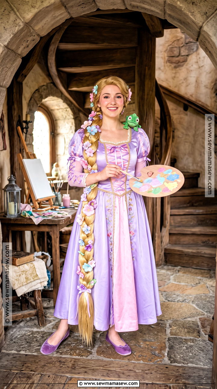 Rapunzel Purple Princess Costume - 50 princess costume ideas