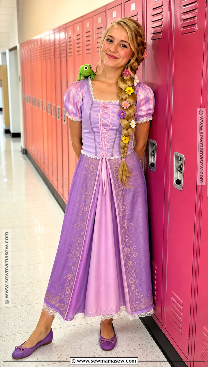 Rapunzel School Costume - 30 Disney Dress Up Day School Ideas