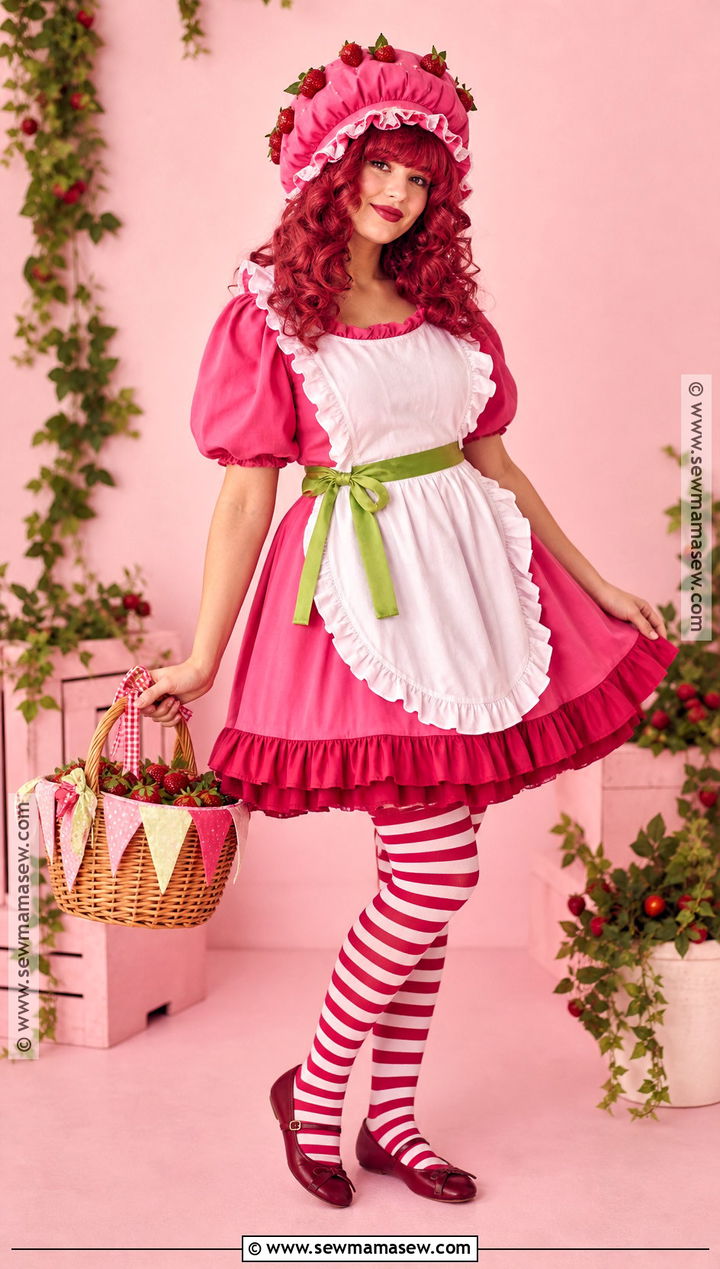 Raspberry Tart Strawberry Shortcake Costume - 50 strawberry shortcake costume ideas