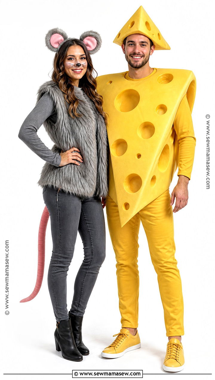Rat And Cheese Couple Costume - 35 rat costume ideas