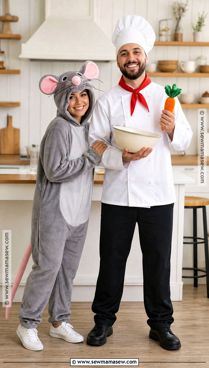 Rat And Chef Couple Costume - 35 rat costume ideas