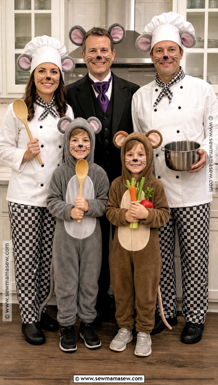Ratatouille Family Costume - 35 disney family costumes