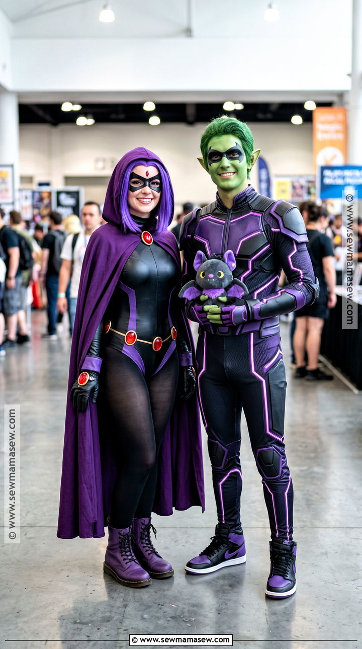 Raven And Beast Boy Couples Cosplay - 35 Couples Cosplay Ideas