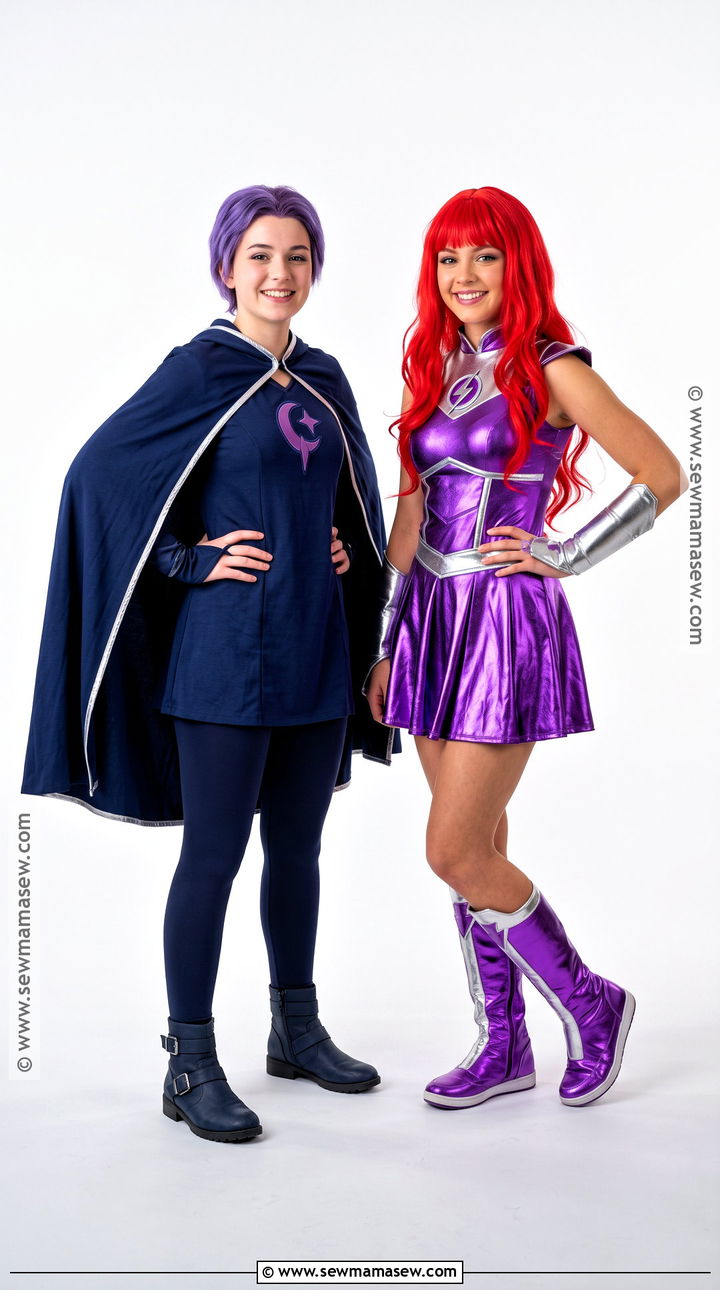 Raven And Starfire Costume - 40 halloween costumes teenage girl duo