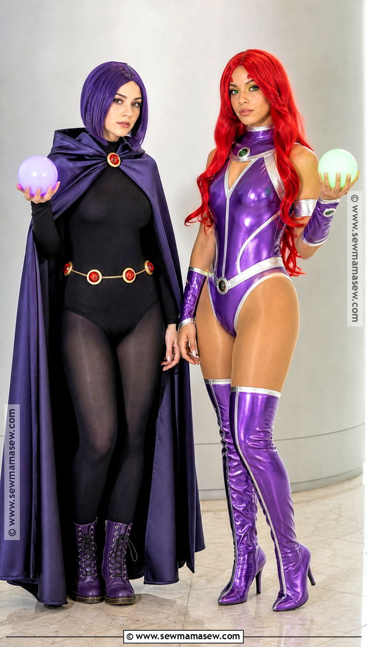 Raven And Starfire Costume - 35 female duo costumes