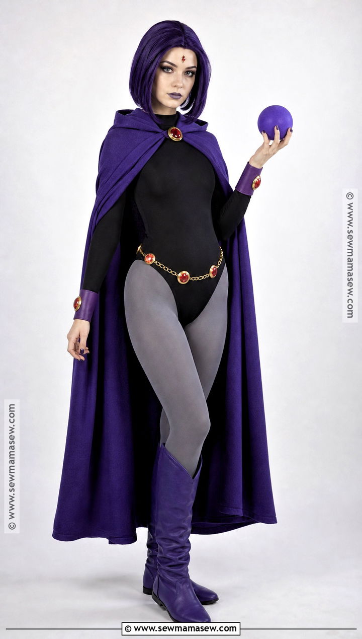 Raven Bodysuit And Boots Outfit - 30 Raven Teen Titans Go Outfit Halloween Ideas