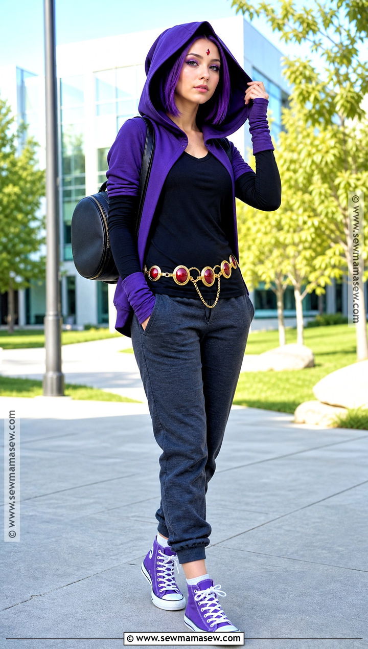 Raven Cosplay Hoodie Outfit - 50 raven cosplay ideas