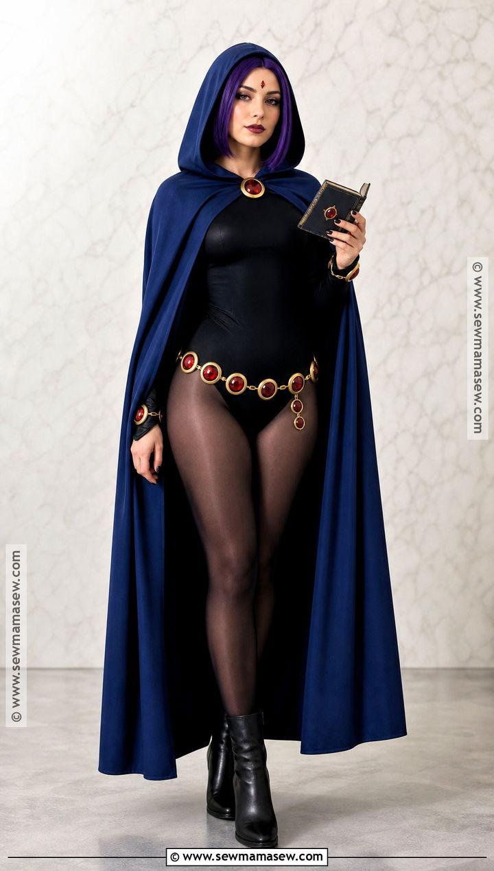 Raven Cosplay With Purple Bob Wig - 30 purple hair cosplay ideas