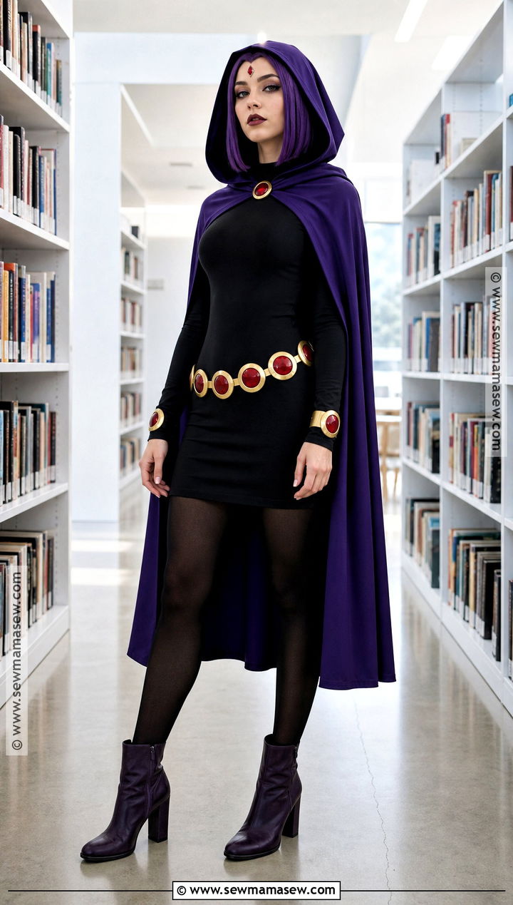 Raven Hooded Cape Costume - 35 Superhero Costumes for Females